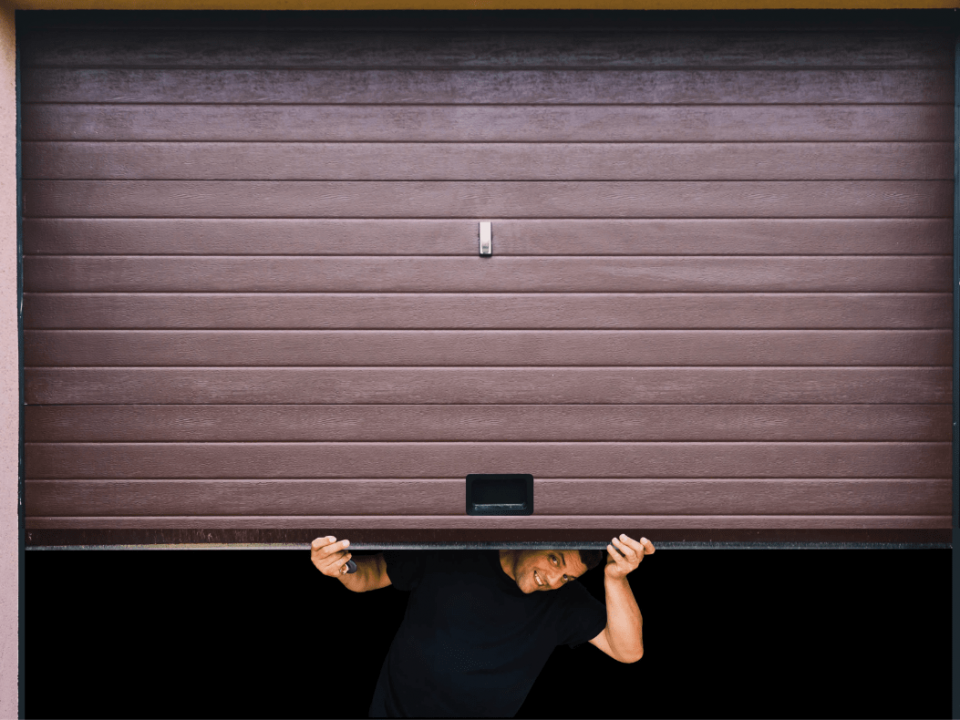 out balance garage door