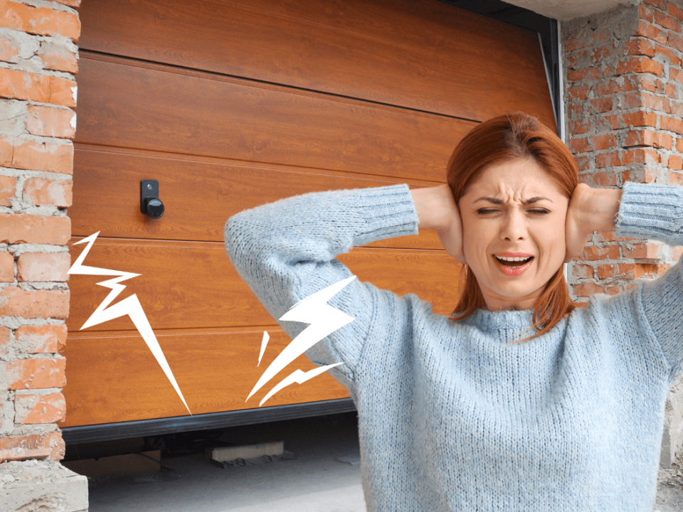 reduce noise garage door home