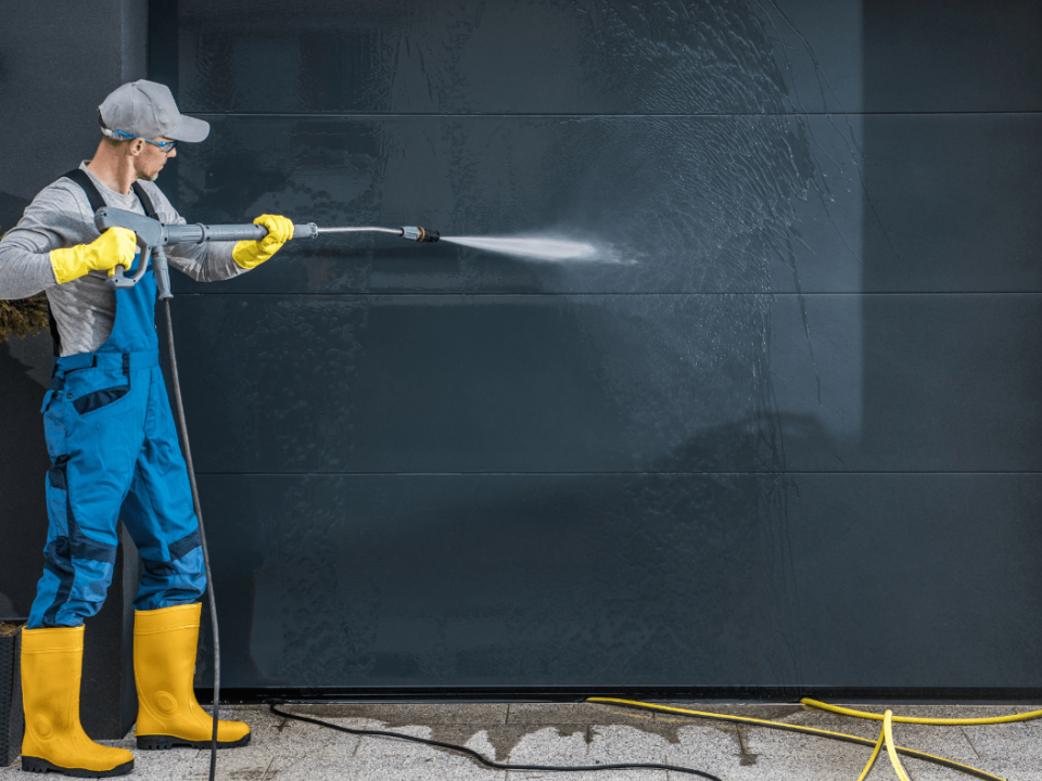 garage door spring cleaning