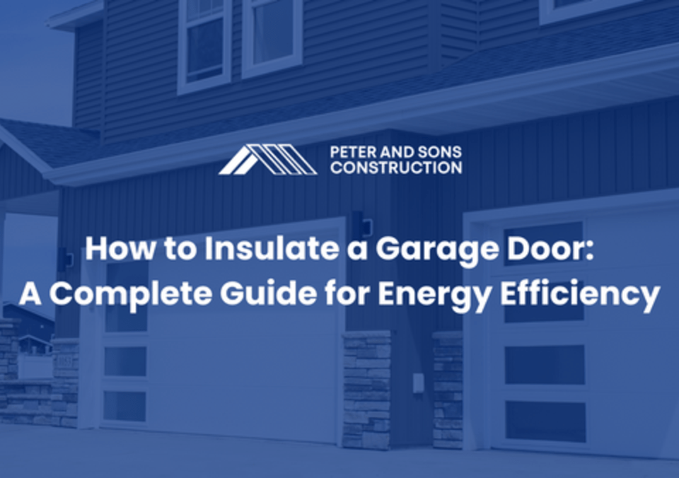how to insulate a garage door