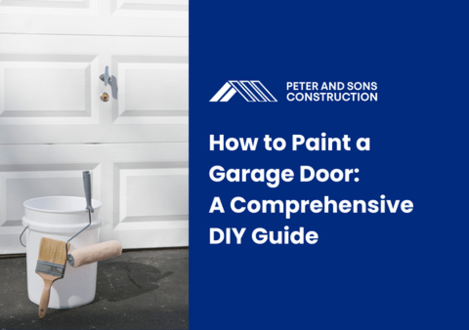 how to paint a garage door